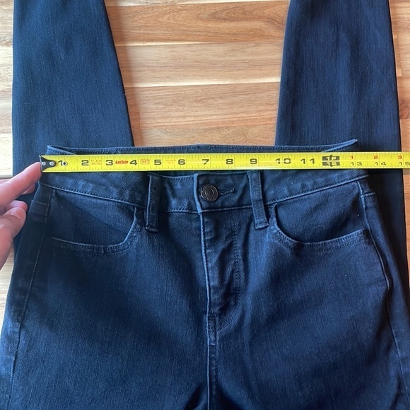 American Eagle High Rise Jegging Distressed Black size 2 - Picture 4 of 10